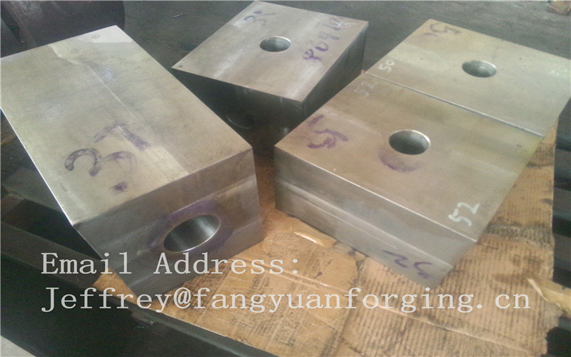 Solution de bloc de pièces forgéees de produits en acier de SA182 F316 F304 SForged fraisée et forage